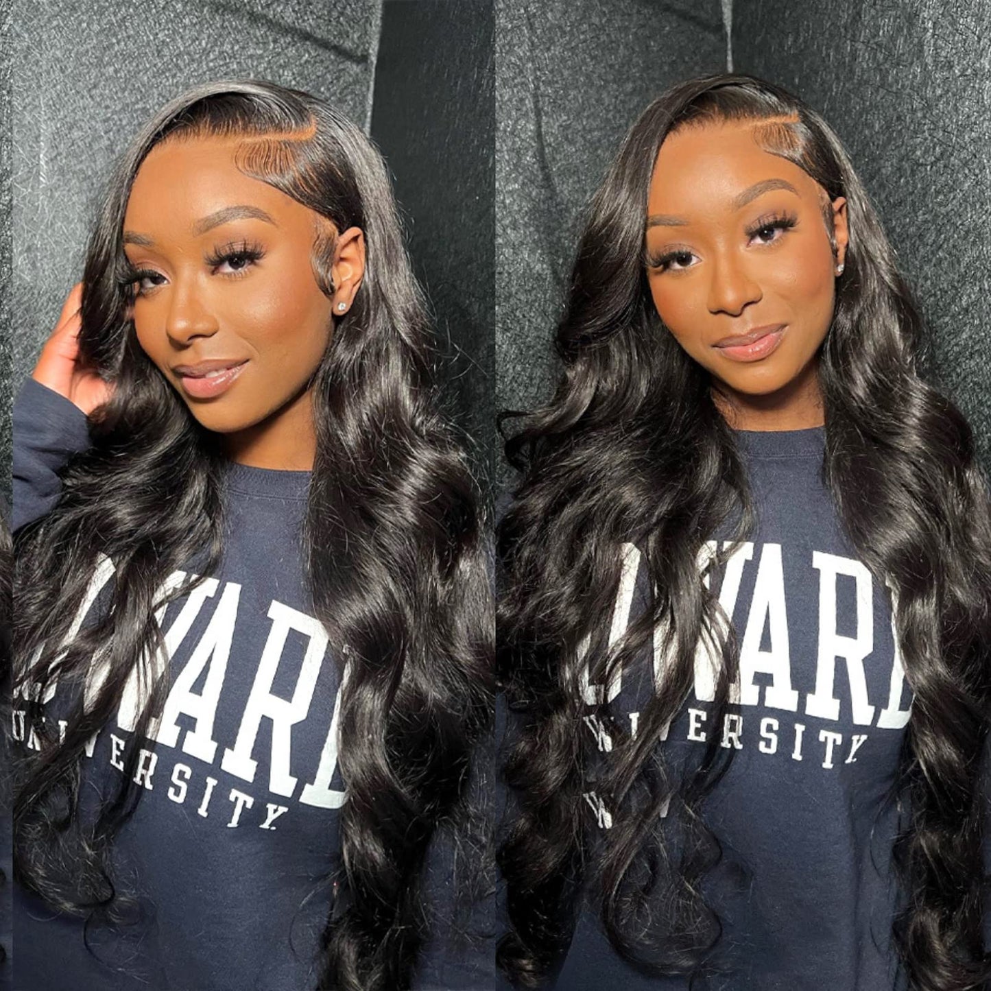 30 inch Body Wave 13x6 Lace Frontal Human Hair Wig 180 Density HD Lace Glueless Pre Plucked with Baby Hair